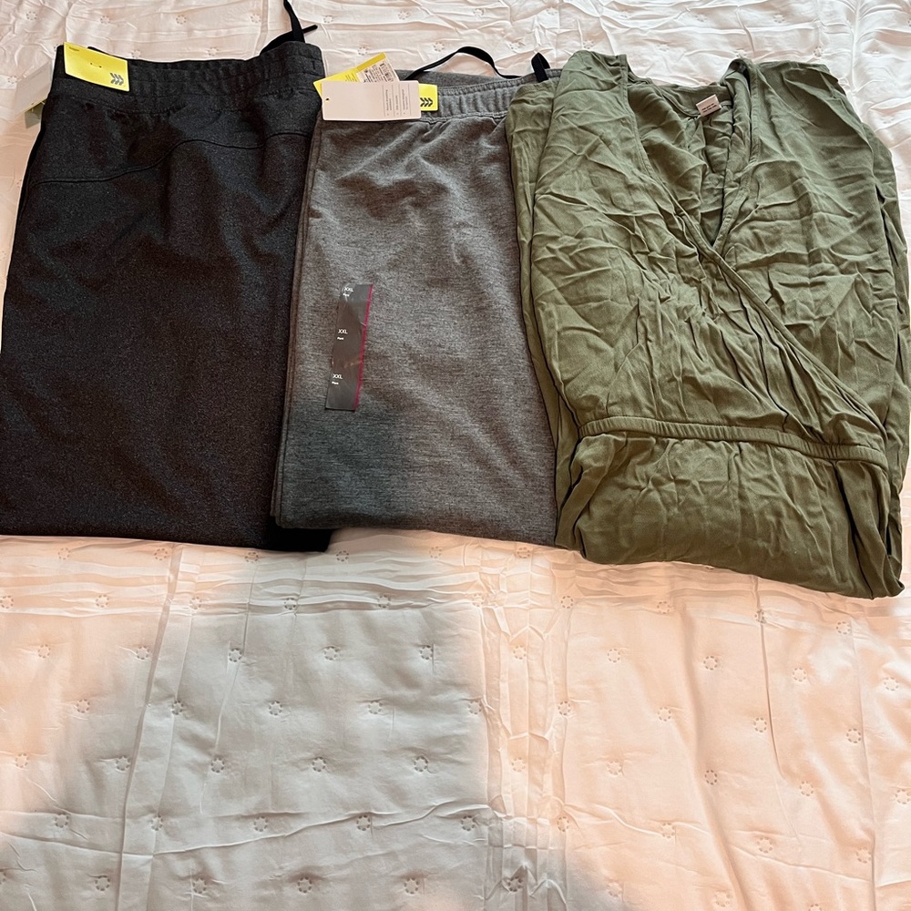 Women’s sweatpants with dress
